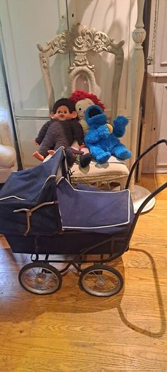Victorian Doll Pram And Toys