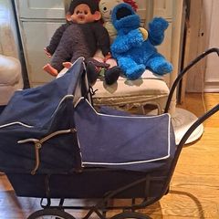 Victorian Doll Pram And Toys