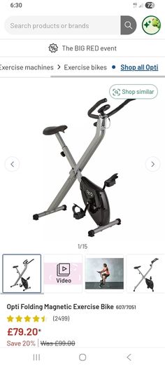 Opti Exercise Bike