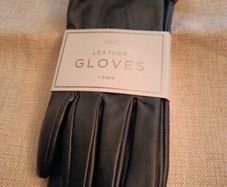 Leather gloves - medium
