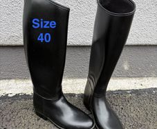 Rubber horse riding boots