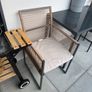 Beliani Outdoor Garden / Balcony Dining Set - Table + 2 Chairs Image 2