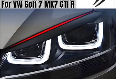 Two Car Decorative Strips, Headlight Covers, Meticulously Designed Eyebrow Trim Covers,