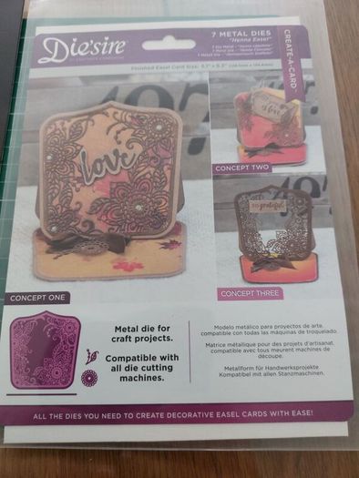 Metal dies set - Henna Easel