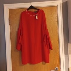 Primark Red Dress.  S. 14..  B.N.W.T