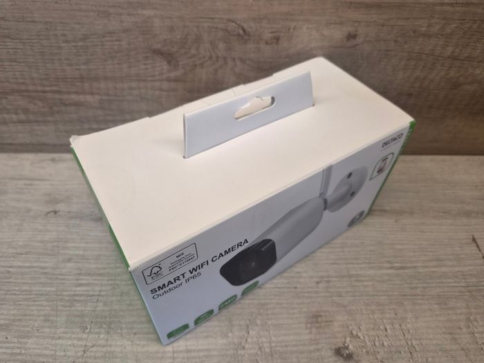 Deltaco Smart Outdoor WiFi Camera, IP65, 2MP, ONVIF, white