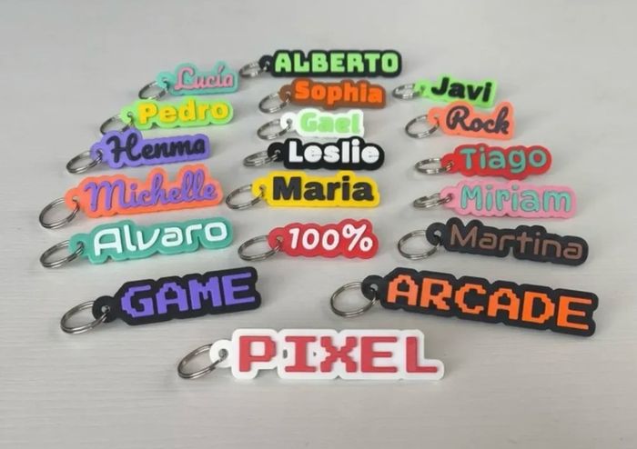 Customisable keyrings