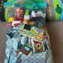 wooden toy town and rug Image 3