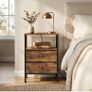Bedside Table with Charging Station, Side Table with 2 USB Ports and Outlet Image 8