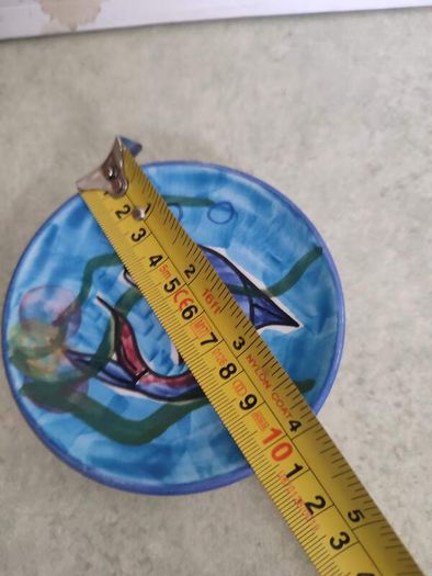 Smaller Hanging Plate Of Dolphin Handmade  Cyprus