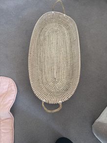 Olliella Reva Seagrass Changing Basket