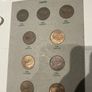 Irish Penny coins 1950- 1968 set in folder Irish 9 Coins Image 2
