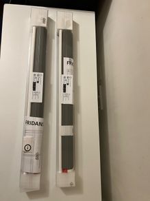 2 Block-out roller blinds (Grey)