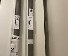 2 Block-out roller blinds (Grey)