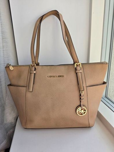 Genuine Michael Kors Tan Shoulder Bag