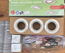 panel mounted spotlights (GU10)