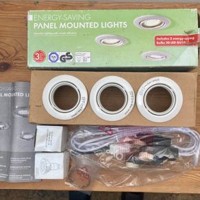 panel mounted spotlights (GU10)