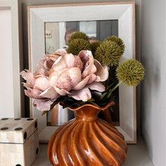 Faux flowers in Vase