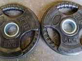 5 Kg Olympic Rubber Plates Set