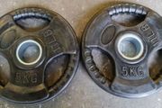 5 Kg Olympic Rubber Plates Set
