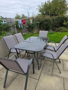 6 seater patio dining set
