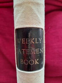 Vintage Large Munster And Leinster Bank Ledger