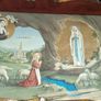 Vintage Art Nouveau LOURDES Tray Image 9