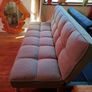 Dark grey fabric Folding Sofa Free delivery Image 2