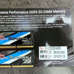 64gb G.skill 3200mhz Ddr4 So-dimm Laptop Memory (cl22) 1.20v Pc4-25600 Ripjaws 2x 32gb