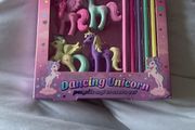 Smiggle - Dancing Unicorn Pencils and Erasers set