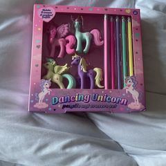 Smiggle - Dancing Unicorn Pencils and Erasers set