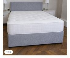 small double bed and mattress