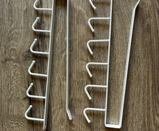 Pair of cupboard cup hooks