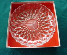 Glass plate with 3 sections