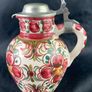 Vintage Art Pottery Hand Painted Pitcher Image 2