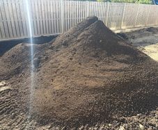 Topsoil screened
