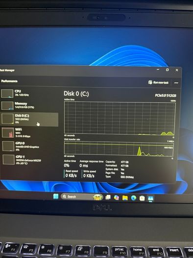 Dell Latitude 5511 Laptop i7/32GB/512SSD/Nvidia/FHD