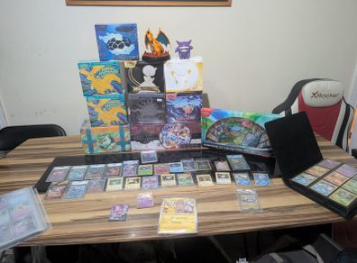 Huge personal collection of pokemon cards