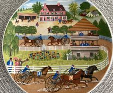 German Porcelain Plate