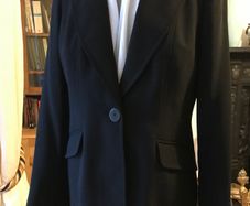 Vintage Black Trouser Suit - Size 12