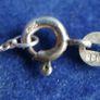 Vintage 925 Sterling Silver Celtic Knot Pendant and Necklace length 16" - 3g Image 5