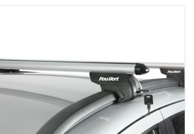 Pre-assembled roof bars Railing Alu AL135 Feu Vert FRENCH GOOD BRAND