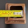 Cadbury Ceramic Advertising Pot Brown Glazed Vintage Image 9