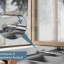 Schutte Fold Flat Tap, Chrome Single Lever Sink Mixer Tap Image 2