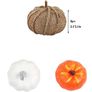 Autumn Decorations 22 Pcs Artificial Pumpkins Set Assorted Faux Harvest Pumpkins for Halloween Fall Wedding Thanksgiving Seasonal Holiday Pumpkin Ornament(Multi) Image 3
