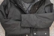 H&amp;M Black winter parka for man/ tennager , size XS.
