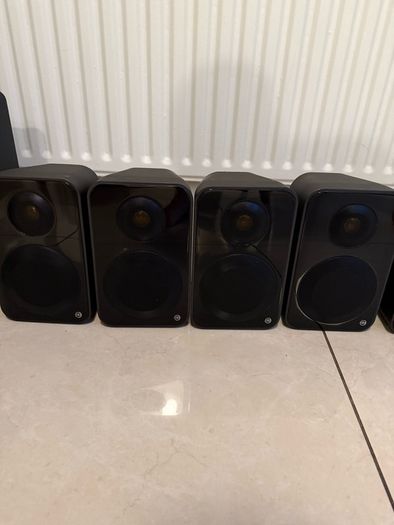 Onkyo Home Audio System, 5 speakers and sub woofer