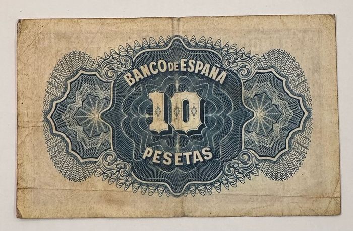 Spain 10 Pesetas 1935 Banknote
