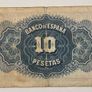 Spain 10 Pesetas 1935 Banknote Image 2
