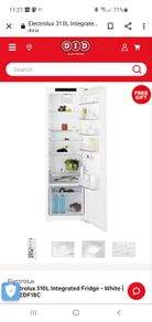 Integrated fridge - full length -Electrolux